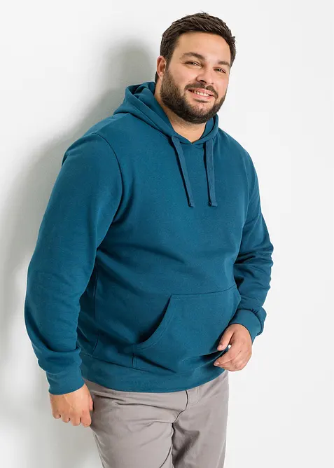 Sweatshirt med huva, normal passform, bonprix