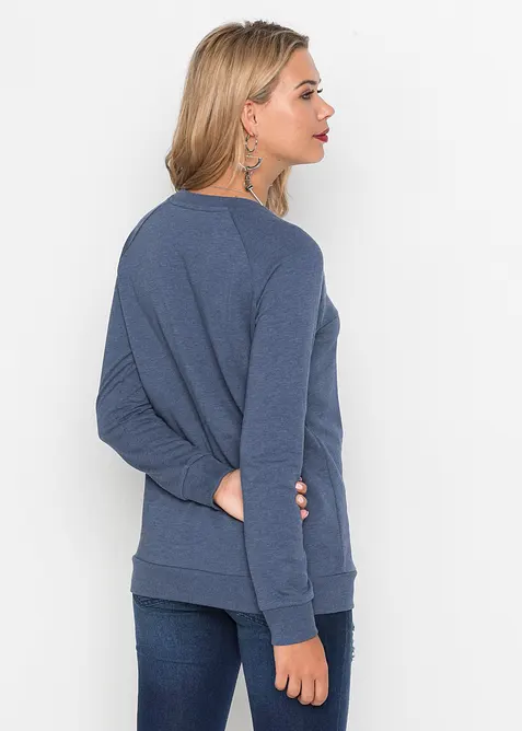 Sweatshirt i bomullsmix, bonprix