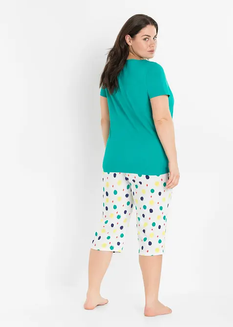 Capripyjamas av ren bomull, bonprix