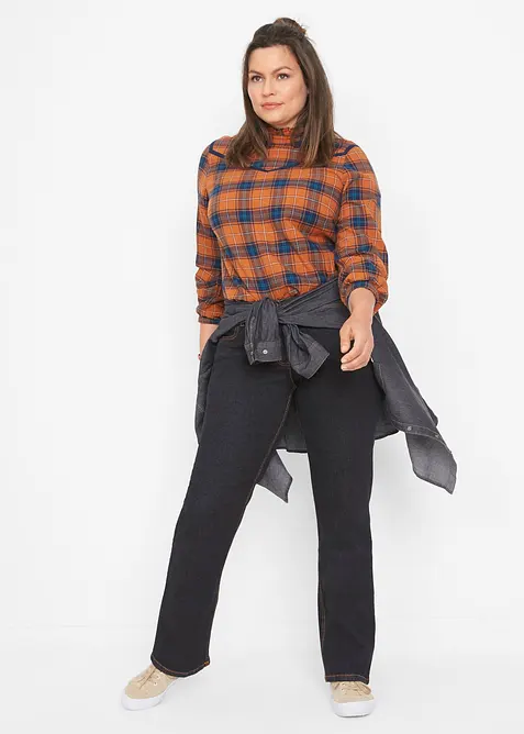 Straight Stretch Jeans Mid Waist, bonprix