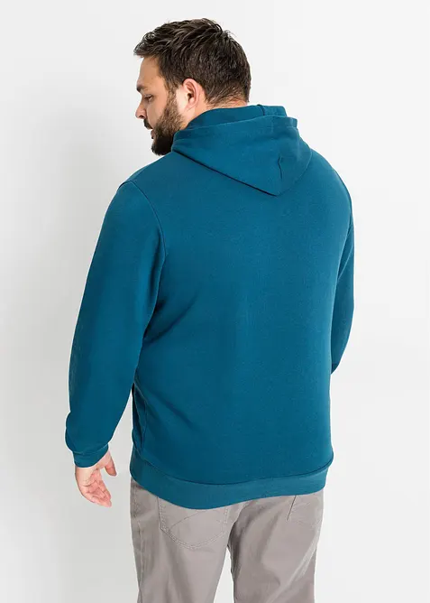 Sweatshirt med huva, normal passform, bonprix