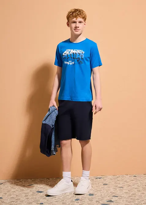 T-shirt i ekologisk bomull (3-pack), bonprix