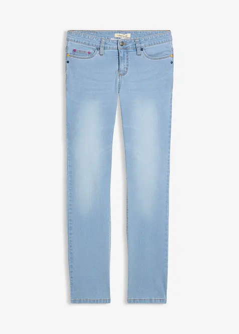 Straight Jeans Mid Waist, Stretch, bonprix