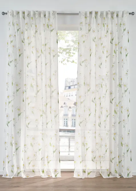 Gardin med blomm&ouml;nster (1-pack), bonprix