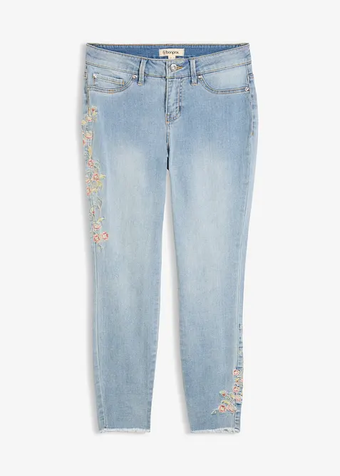 Skinny Jeans Mid Waist, cropped, bonprix