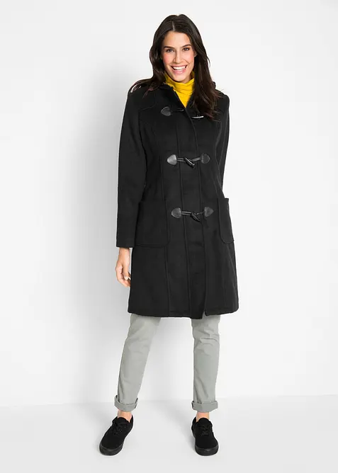 Duffel med yllelook, bonprix