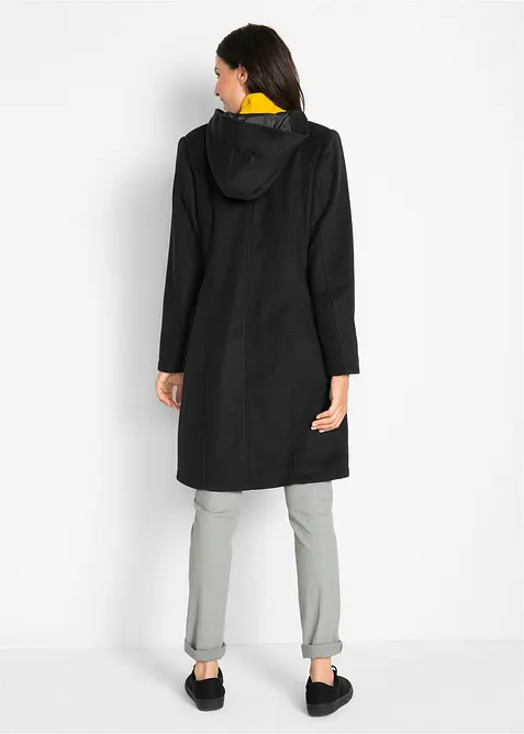 Duffel med yllelook, bonprix