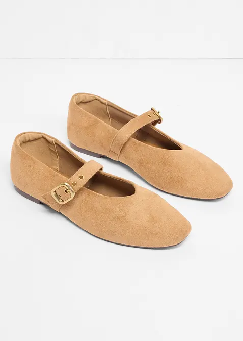 Ballerinaskor med &ouml;ljetter, bonprix