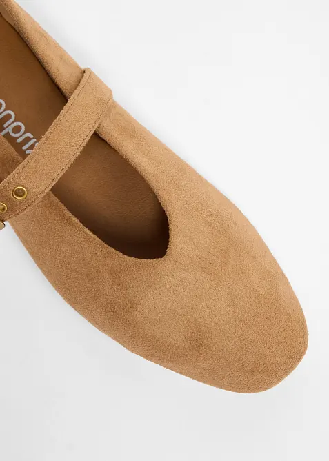 Ballerinaskor med &ouml;ljetter, bonprix