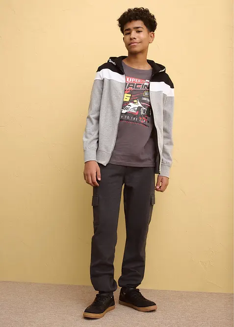 L&aring;ng&auml;rmad T-shirt i ekologisk bomull, bonprix