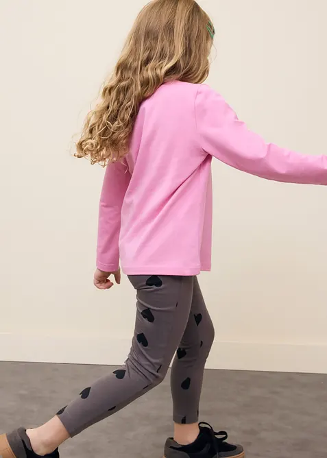 L&aring;ng&auml;rmad topp i ekologisk bomull med stretch (3-pack), bonprix