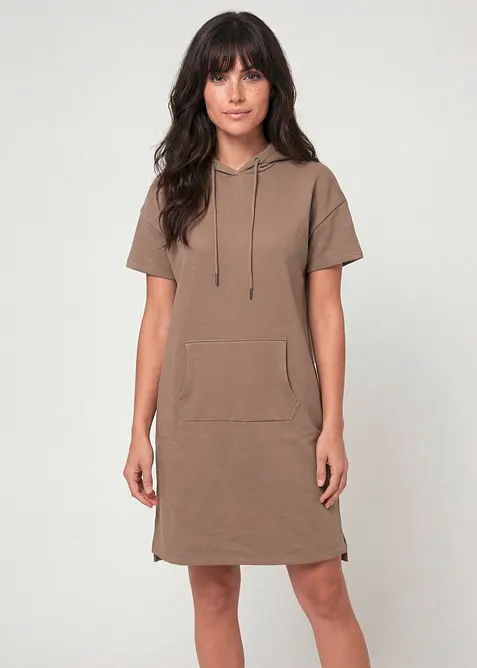 Sweatshirtkl&auml;nning med huva, bonprix