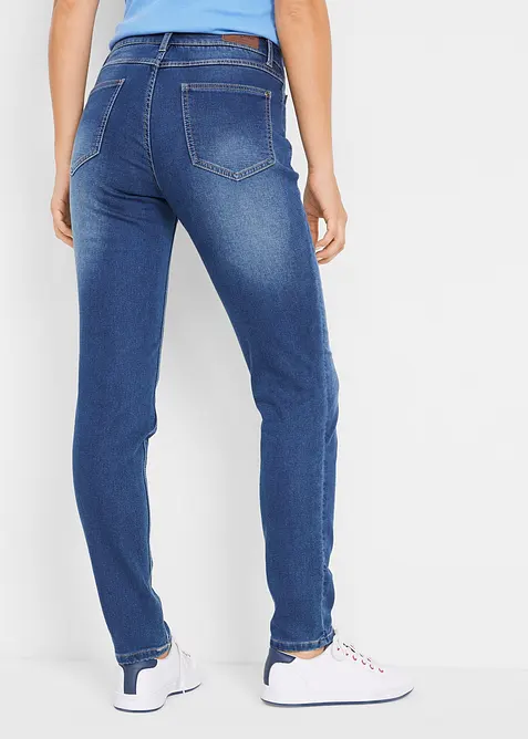 Termojeans med mjuk insida, boyfriendmodell, bonprix