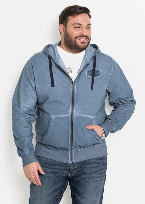 Munkjacka med tv&auml;ttad look, bonprix