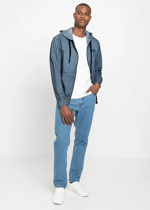 Munkjacka med tv&auml;ttad look, bonprix