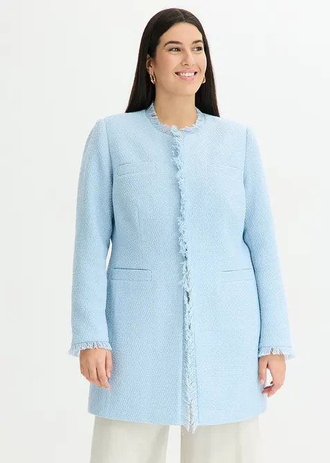 L&aring;ng boucl&eacute;kavaj, bonprix