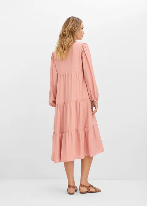 Midikl&auml;nning av mjuk viskosmix, bonprix