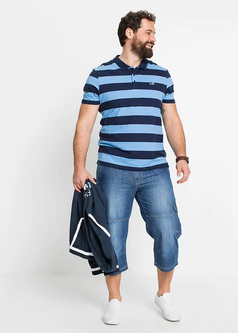 3/4-Jeans med cargofickor, Regular Fit, Straight, bonprix