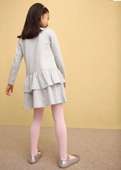 Jerseykl&auml;nning i ekologisk bomull (2-pack), bonprix