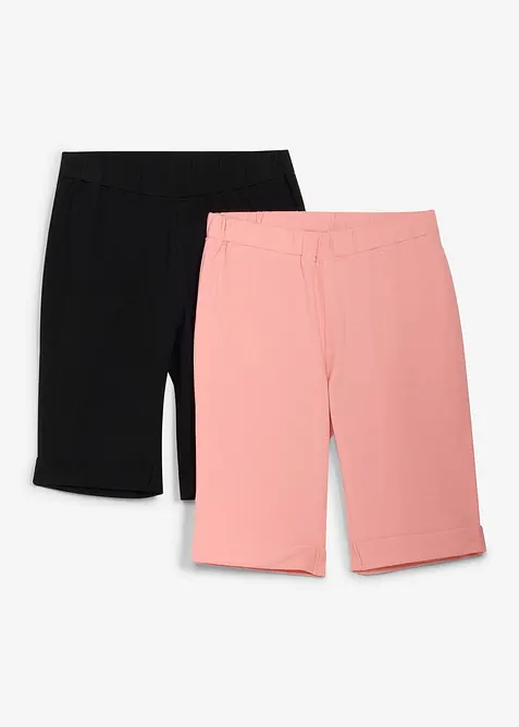 Cykelbyxa med ekologisk bomull (2-pack), bonprix