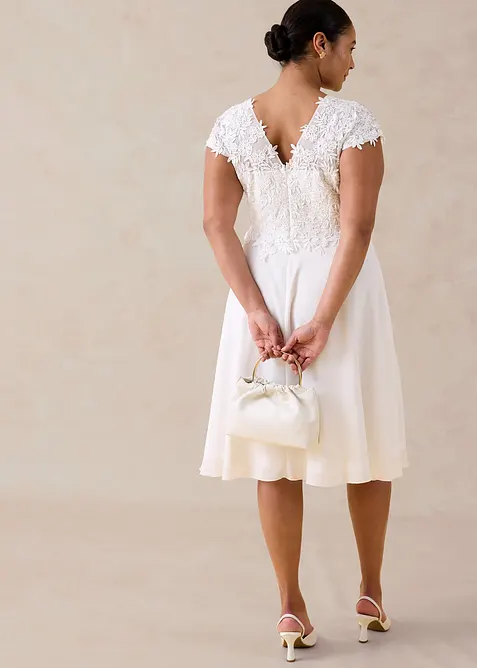 Brudkl&auml;nning med spets, bonprix