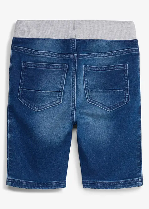Jeansshorts i trik&aring;, Regular Fit, bonprix
