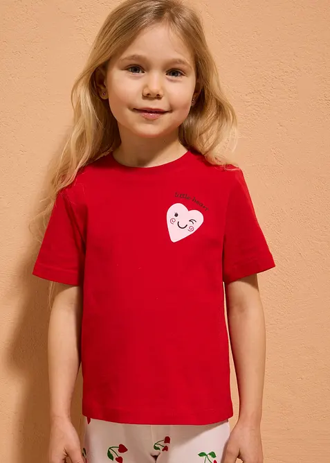 T-shirt i ekologisk bomull (3-pack), bonprix