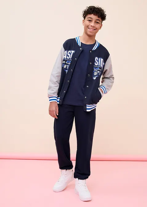 L&aring;ng&auml;rmad T-shirt med ekologisk bomull (5-pack), bonprix