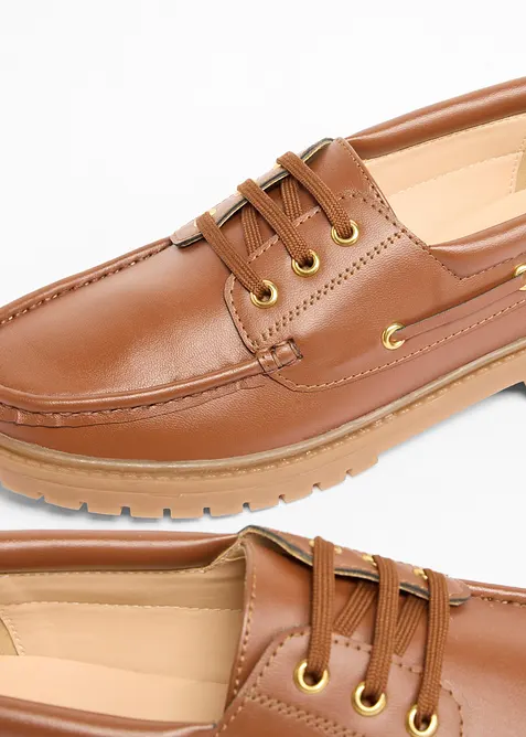 Loafers med sn&ouml;rning, bonprix