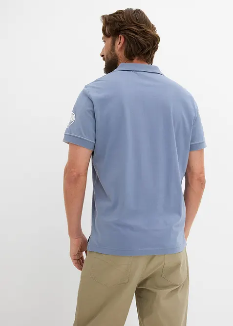 Kort&auml;rmad pik&eacute;tr&ouml;ja i jersey, bonprix