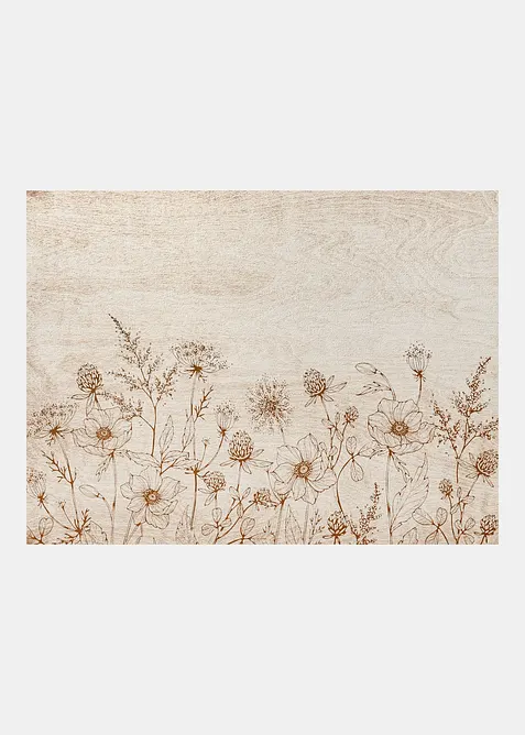 Tv&auml;ttbar d&ouml;rrmatta med grafiskt m&ouml;nster, bonprix