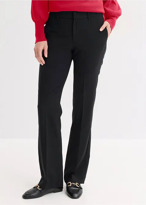 Feminin byxa med pressveck, bonprix