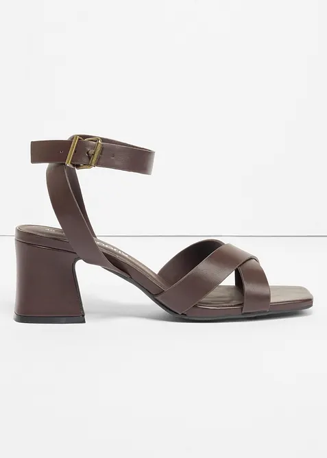 Sandalett med blockklack, bonprix