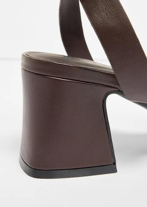 Sandalett med blockklack, bonprix