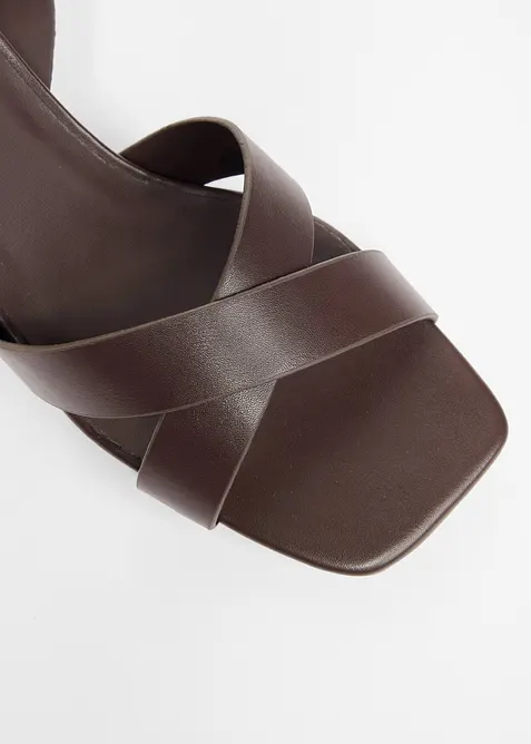 Sandalett med blockklack, bonprix