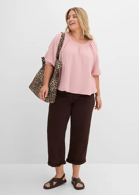 Tunika i bomullsmuslin, bonprix