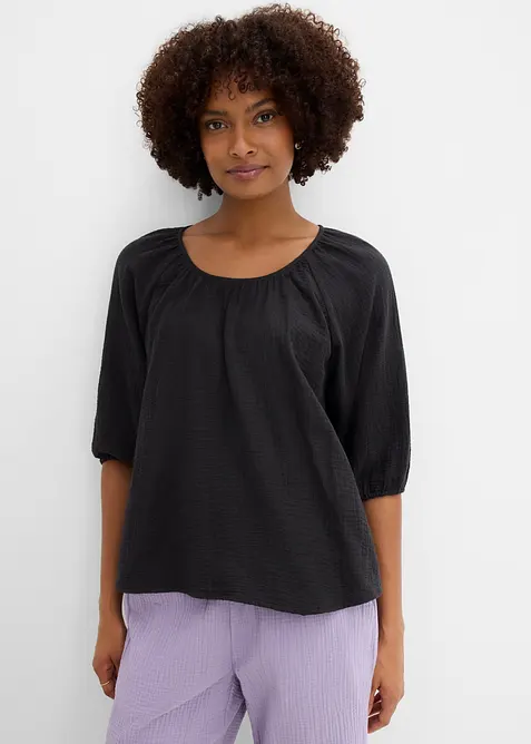 Tunika i bomullsmuslin, bonprix