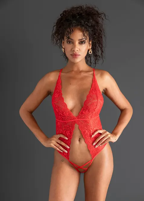 Body med &ouml;ppen gren, bonprix