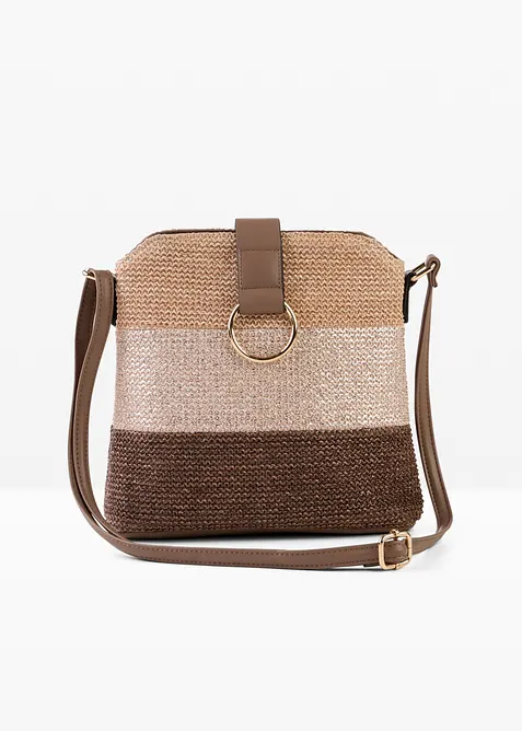 Axelremsv&auml;ska med halmlook, bonprix
