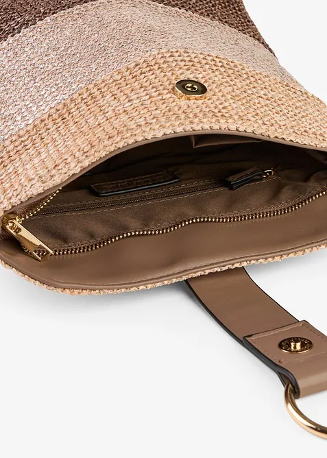 Axelremsv&auml;ska med halmlook, bonprix
