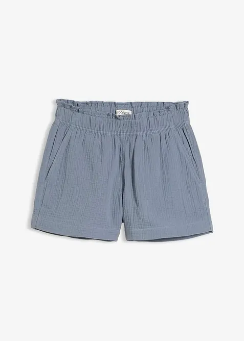 Muslinshorts i bomull, bonprix