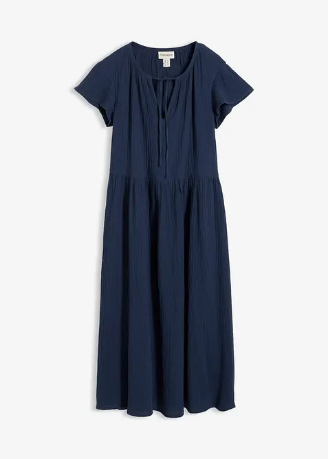 Kl&auml;nning av mjuk muslin, bonprix