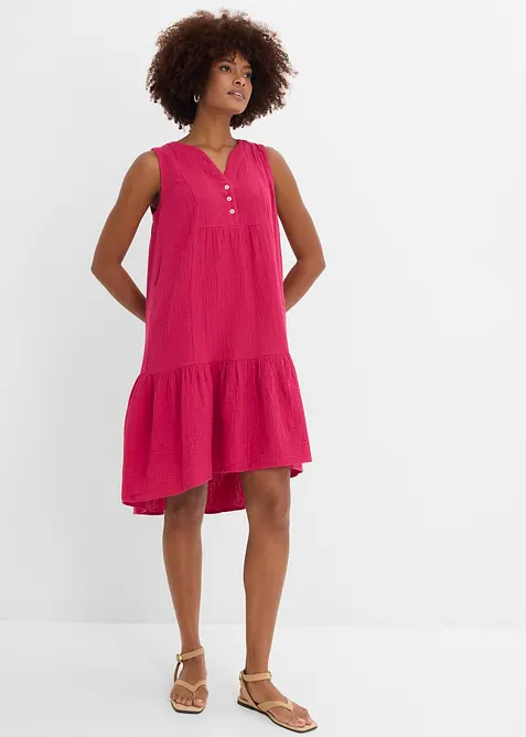 Kl&auml;nning i luftig muslin, bonprix