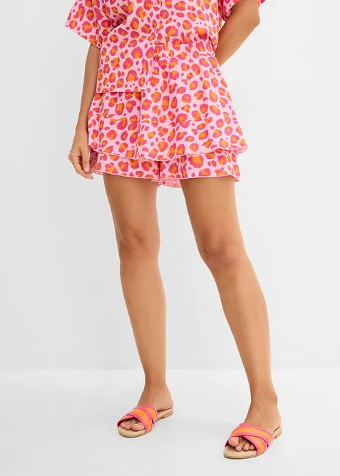 Byxkjol av luftig muslin, bonprix