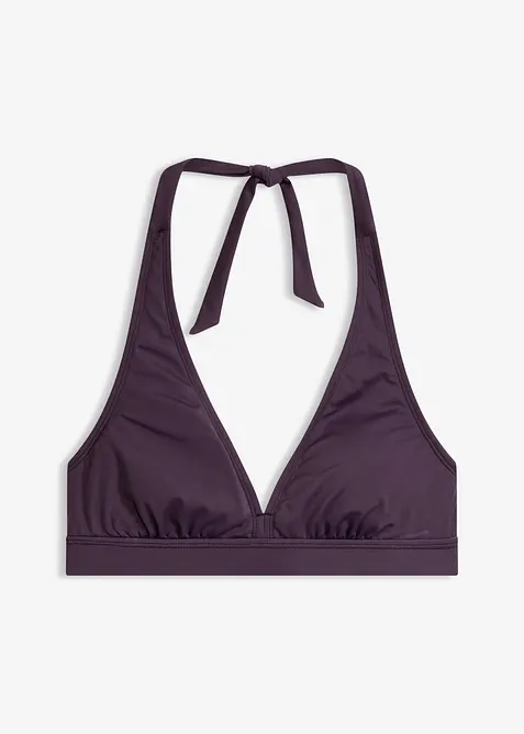 Halterneckbikini&ouml;verdel med V-ringning, bonprix