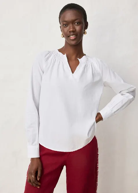 Tunika med sidenandel, bonprix