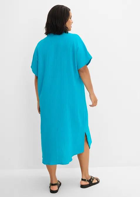 Kaftankl&auml;nning i bomullsmuslin, bonprix