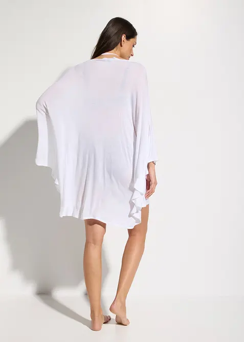 Transparent strandtunika i viskos, bonprix