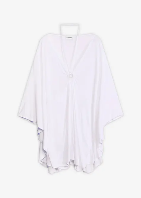 Transparent strandtunika i viskos, bonprix
