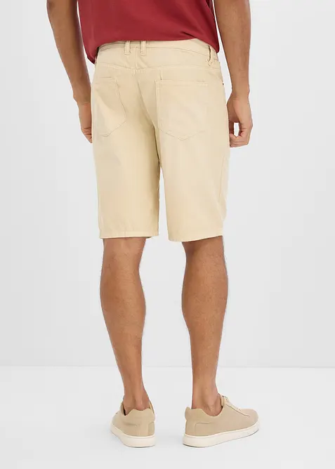 L&auml;tta shorts med res&aring;rmidja, av colored denom, Regular Fit, bonprix